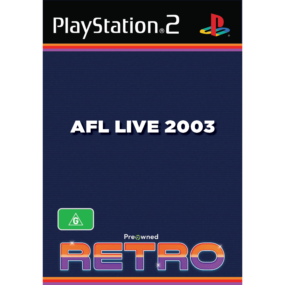 AFL Live 2003 - Packshot 1