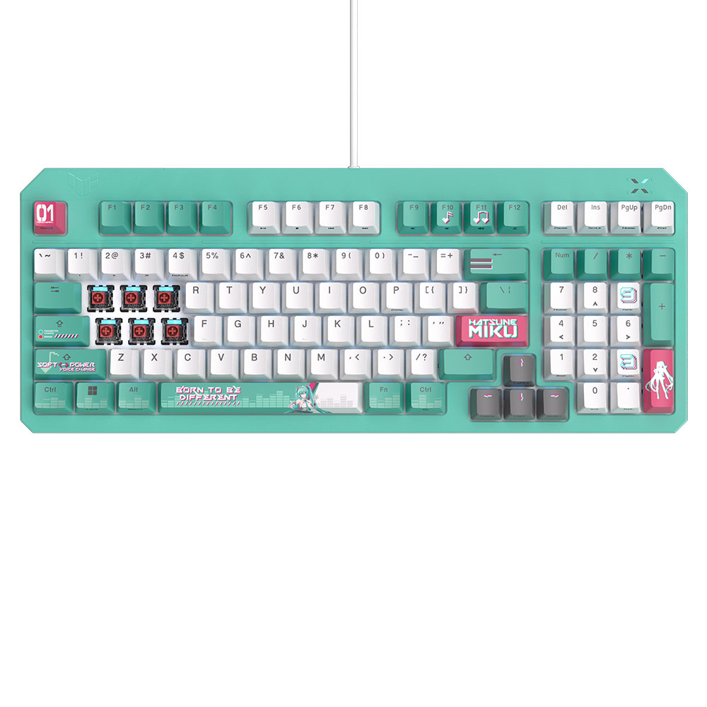 ASUS TUF Gaming K3 Gen II Keyboard - Hatsune Miku Edition - Packshot 5