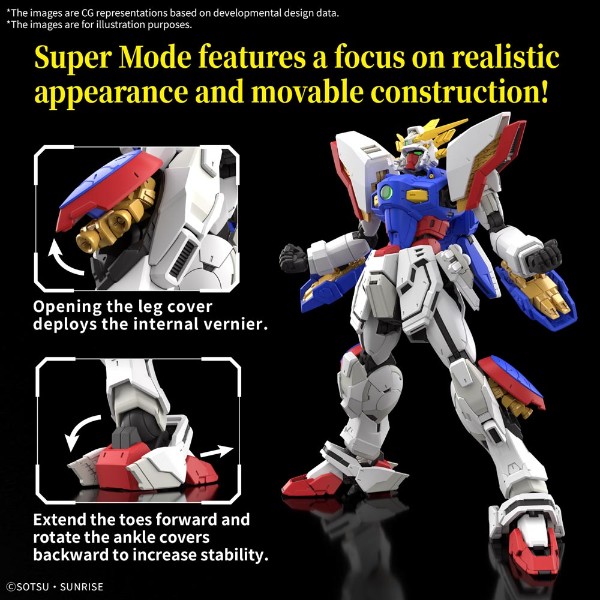 Gundam - Shining Gundam 1/144 Scale Model Kit - Packshot 4