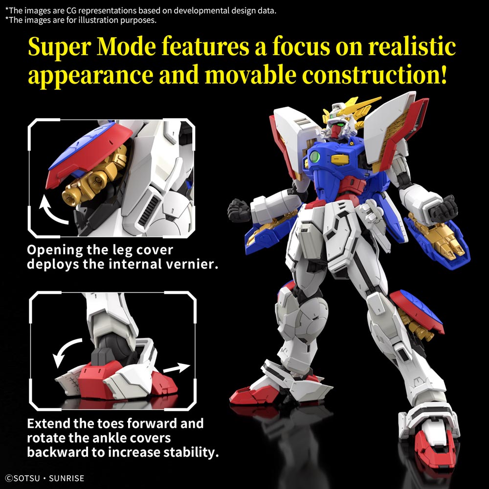 Gundam - Shining Gundam 1/144 Scale Model Kit - Packshot 4