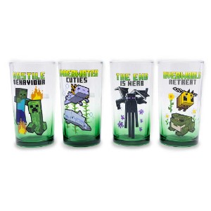 Minecraft - Mobs Glass 4-Pack