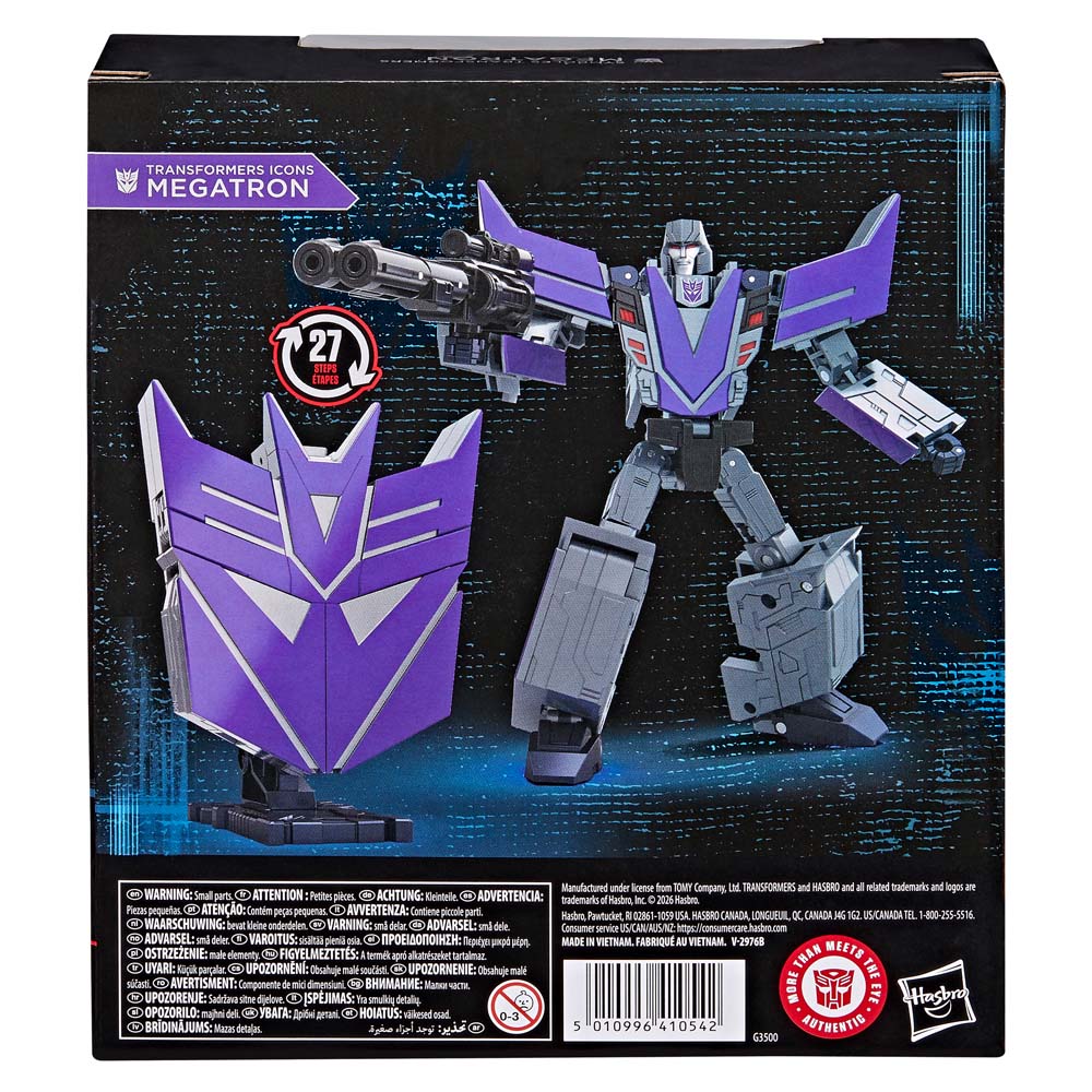 Transformers - Icons Megatron Voyager Class Action Figure - Packshot 5