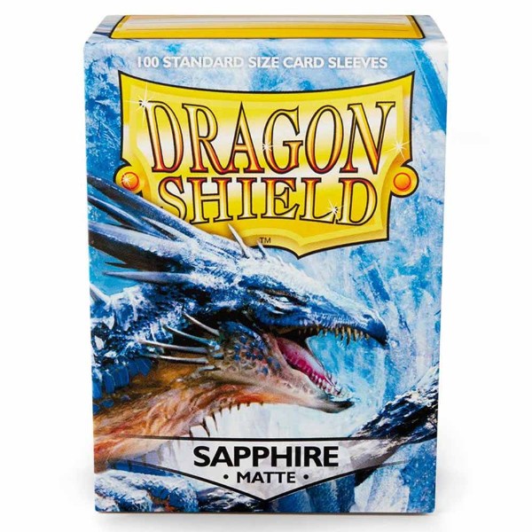 Dragon Shield TCG - 100 Matte Trading Card Sleeves - Sapphire - Packshot 1
