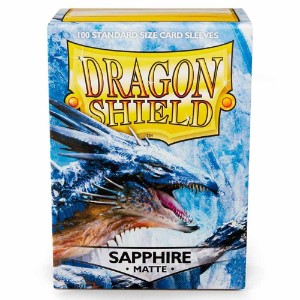 Dragon Shield TCG - 100 Matte Trading Card Sleeves - Sapphire