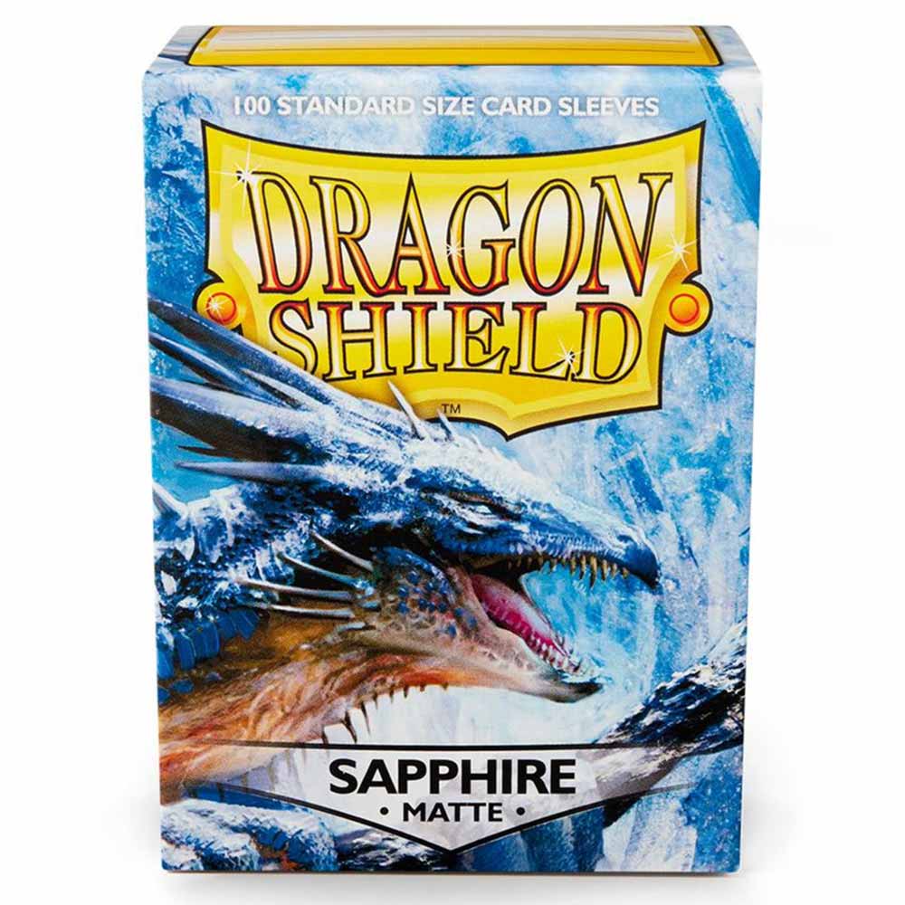 Dragon Shield TCG - 100 Matte Trading Card Sleeves - Sapphire - Packshot 1