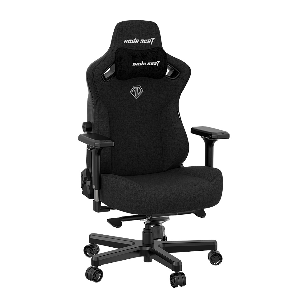 Anda Seat - Kaiser 3 Series Premium Gaming Chair XL - Black Fabric - Packshot 3