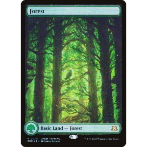 Magic: The Gathering - TCG - Judge Promos - Forest - Full Art (0010) 10 Foil