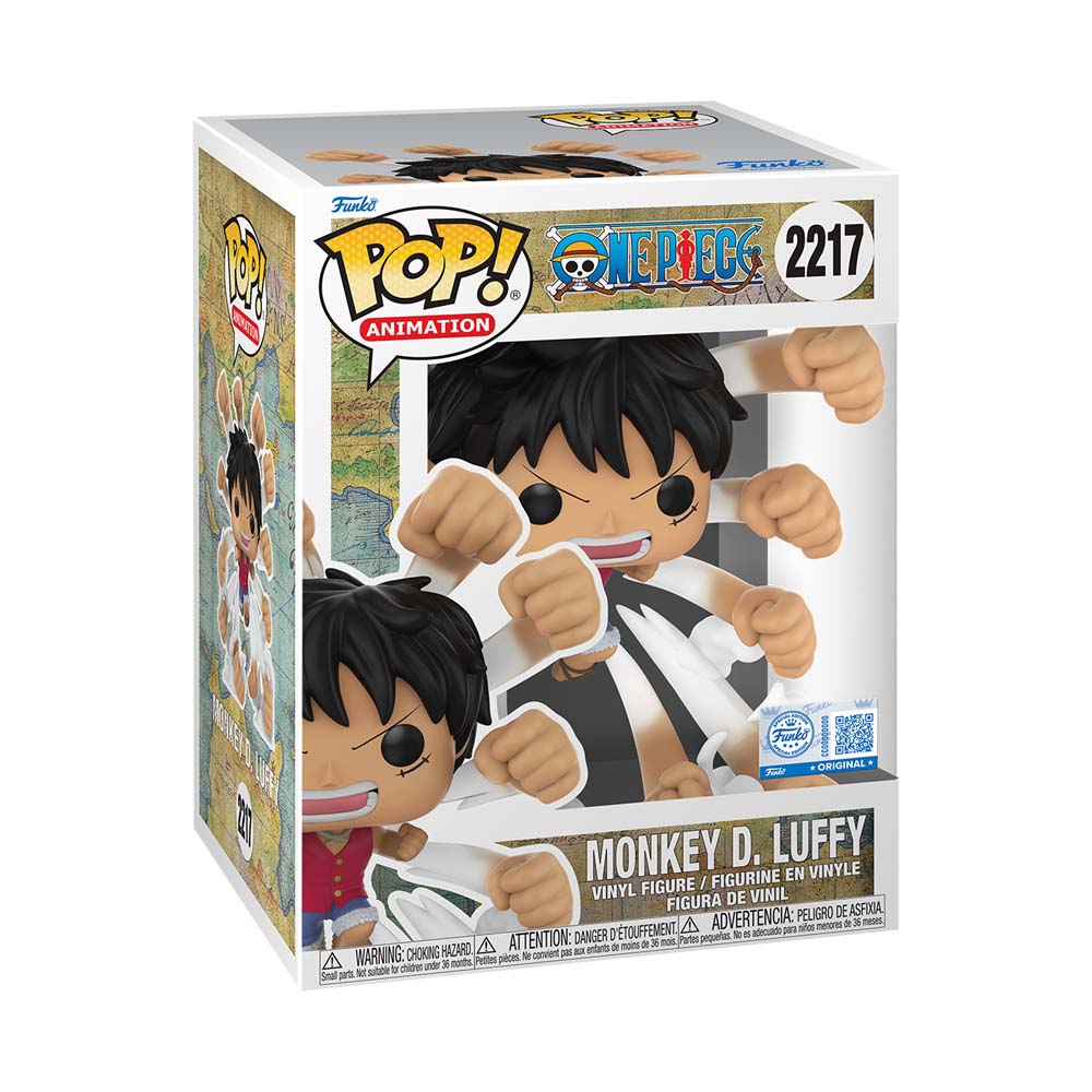 One Piece - Monkey D.Luffy (Gum Gum Gatling) Pop! Premium Vinyl Figure - Packshot 2