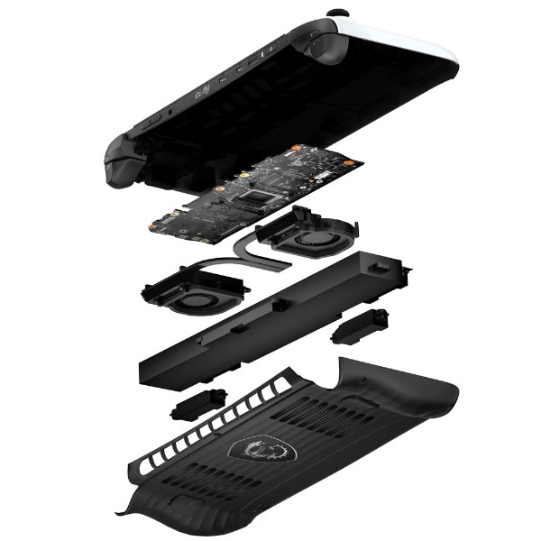 MSI - Claw 8 AI+ Handheld PC - Polar Tempest Edition - Packshot 6