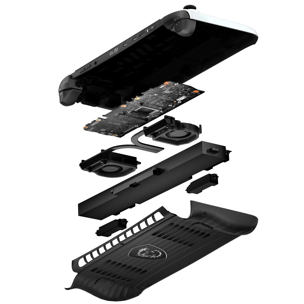 MSI - Claw 8 AI+ Handheld PC - Polar Tempest Edition - Packshot 6