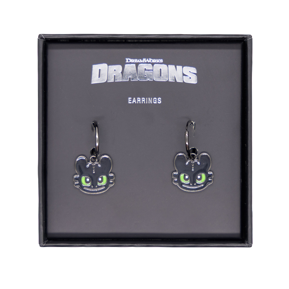How to Train Your Dragon - Chibi Toothless Hoop Earrings - Packshot 3
