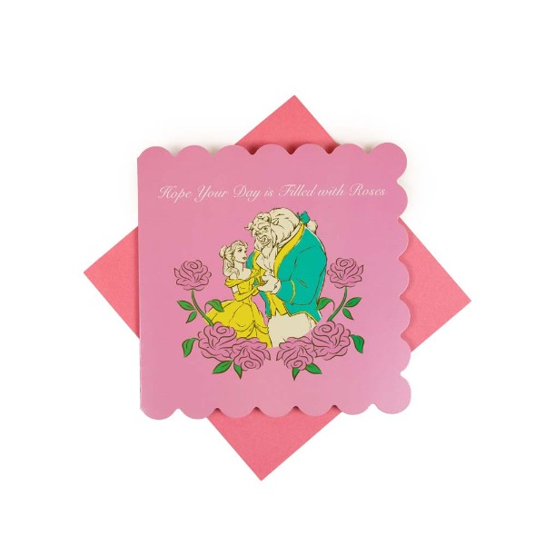 Disney - Beauty & The Beast - Ballroom Rose Mother's Day Greeting Card - Packshot 1