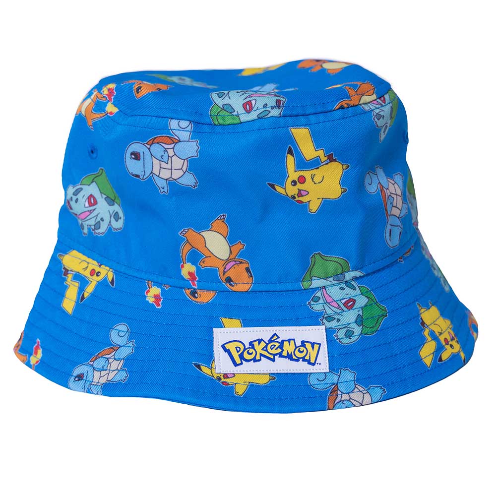 Pokemon Kanto Starters Bucket Hat Clothing EB Games New Zealand