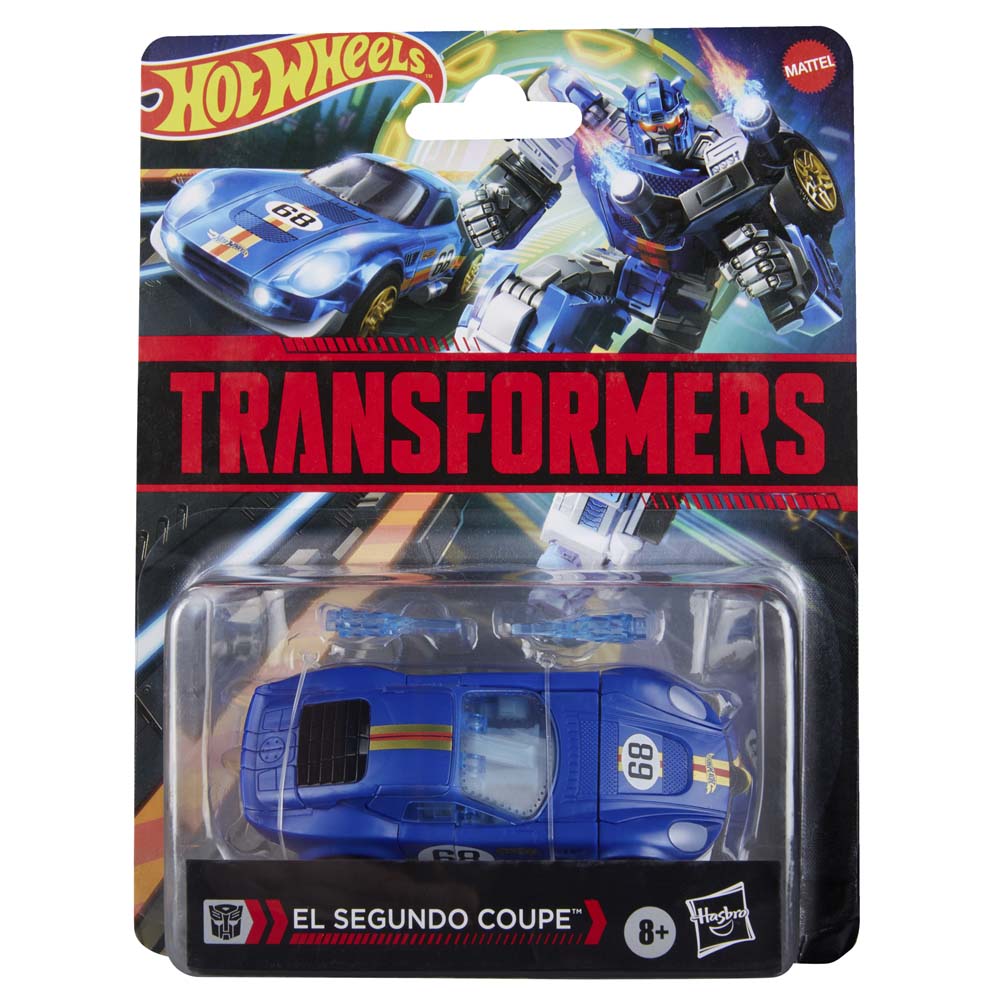 Transformers x Hot Wheels - El Segundo Coupe Action Figure - Packshot 4