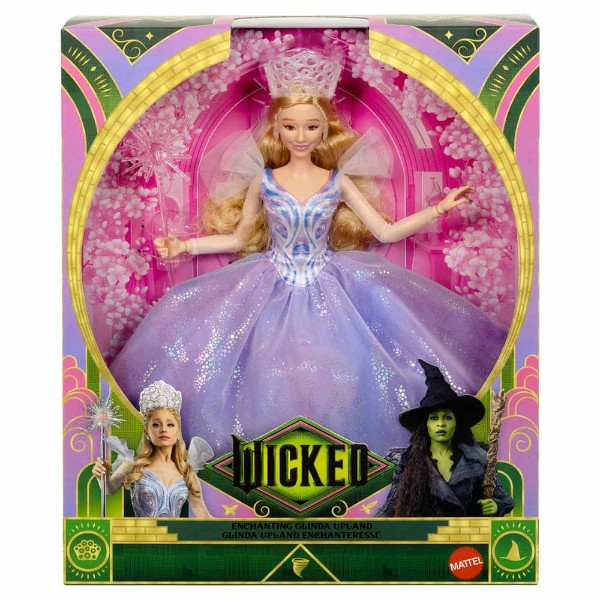 Poupée Glinda Wicked – Film Universal Pictures – Édition Collector Avec Emballage Bulle – Tenue Amovible – Dès 4 Ans