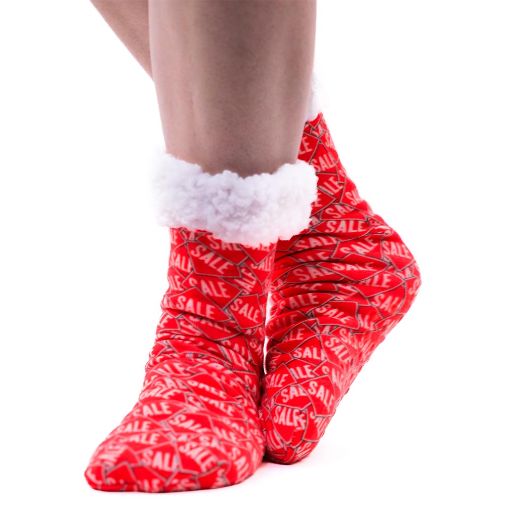 Big Mood Fleece Socks L/XL Clothing EB Games Australia