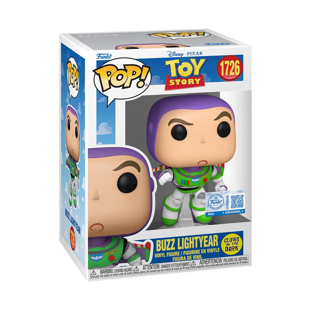 Pixar - Toy Story - Buzz Lightyear Glow Pop! Vinyl Figure - Packshot 3