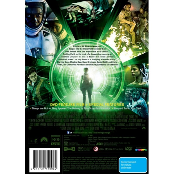 The Cloverfield Paradox - Packshot 2