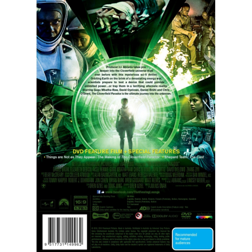 The Cloverfield Paradox - Packshot 2