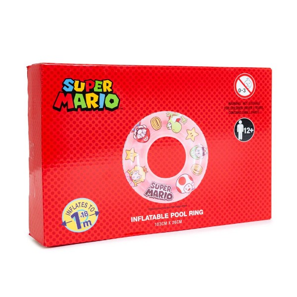 Nintendo - Super Mario - All-Stars Inflatable Pool Ring - Packshot 2