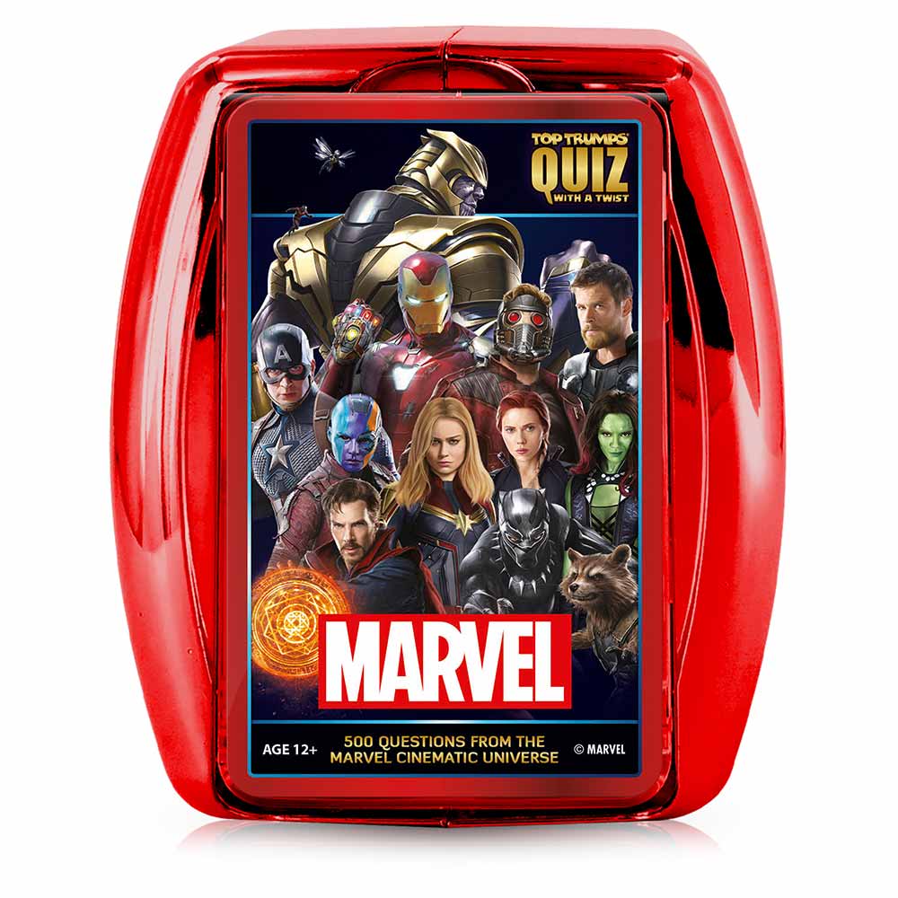 Marvel Top Trumps Marvel Cinematic Quiz Card Game Card & Board