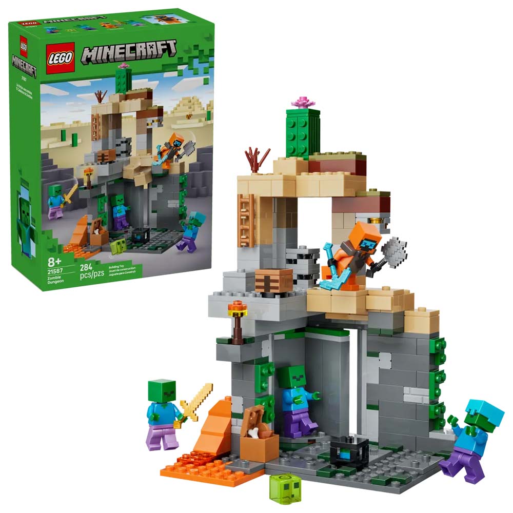 Minecraft - LEGO Zombie Dungeon #21587 - Packshot 6