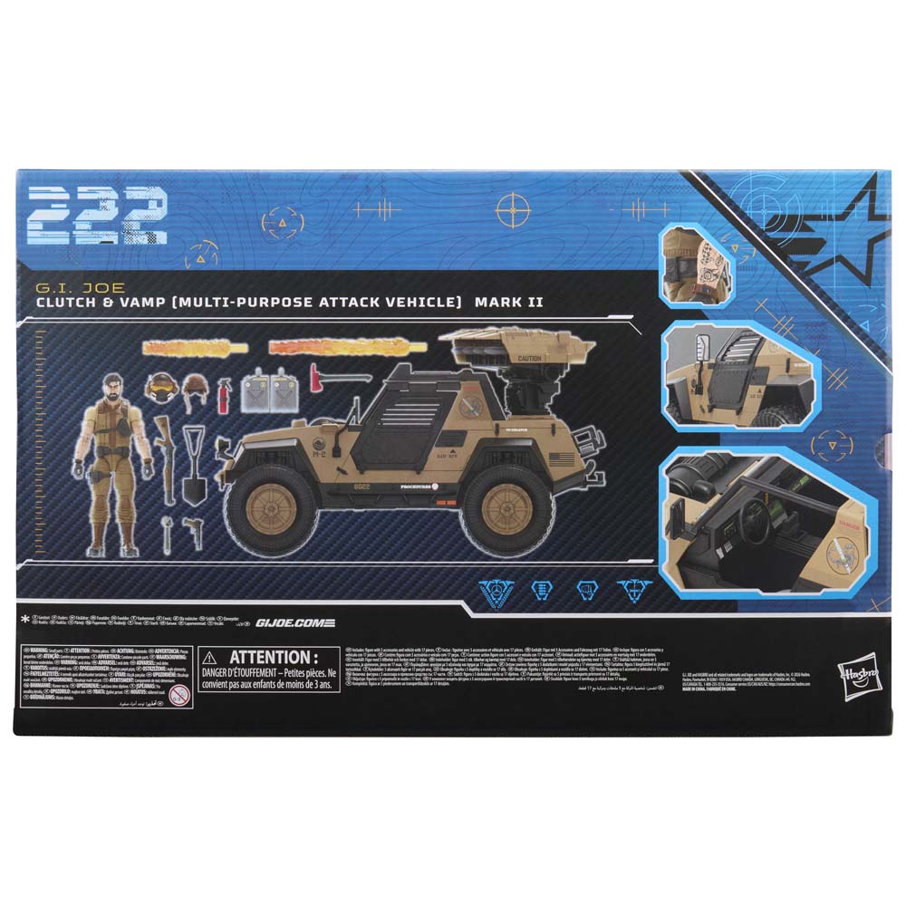 G.I. Joe - Classified Series - #222 Clutch and VAMP Mark II Action Figure - Packshot 4