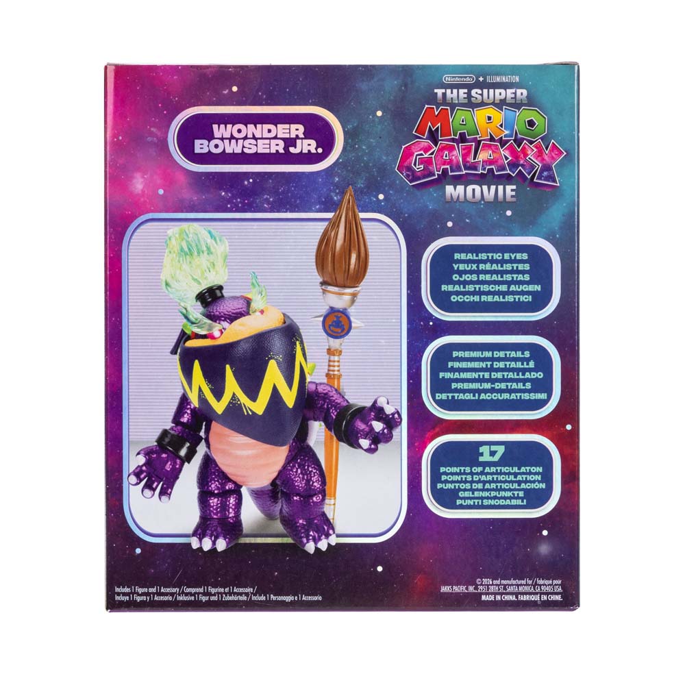 Super Mario - The Super Mario Galaxy Movie - Wonder Bowser Jr. 5" Figure - Packshot 6