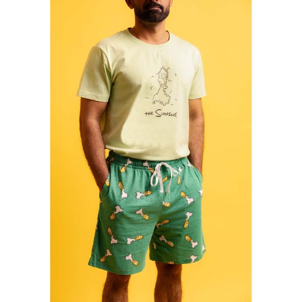 The Simpsons - Homer in The Hedge Men's Pyjama Set - Packshot 3