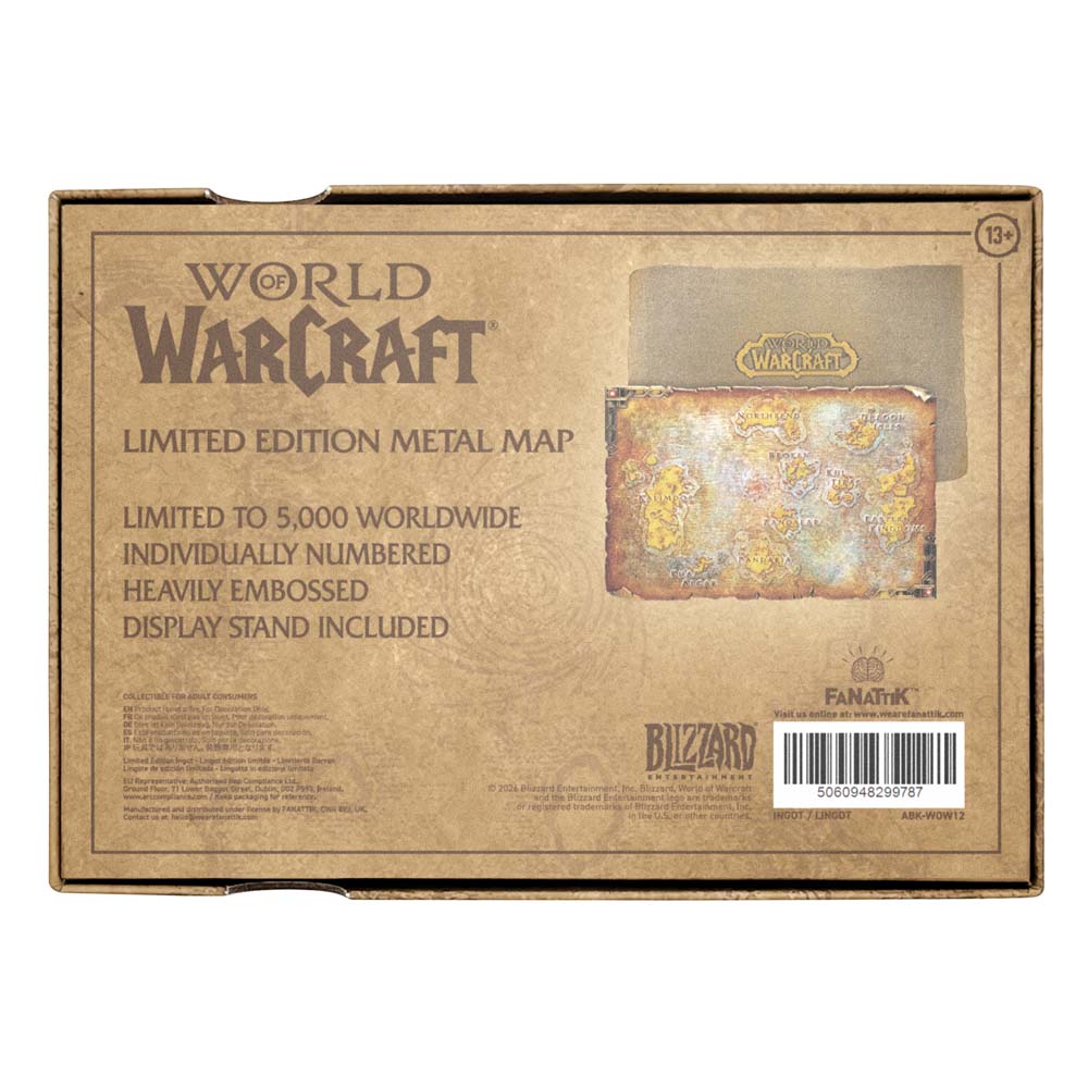World of Warcraft - Metal Map of Azeroth Limited Edition Replica - Packshot 6