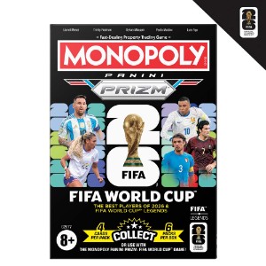 Monopoly Panini Prizm FIFA World Cup Trading Cards Booster Blaster Box