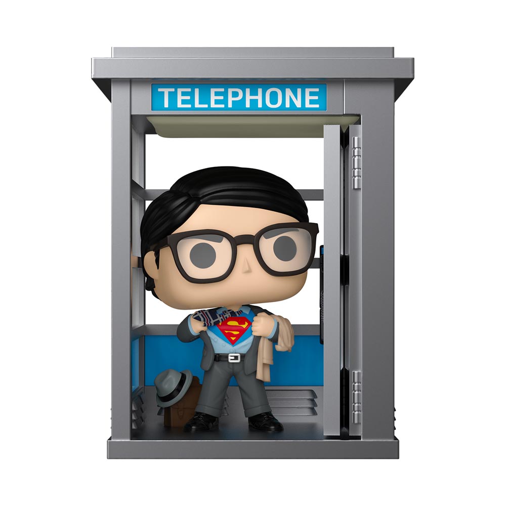 Superman: The Movie (1978) - Superman in Phone Booth Deluxe Pop! Vinyl Figure - Packshot 1
