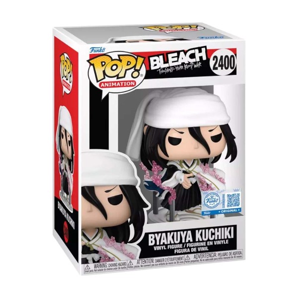 Bleach: Thousand-Year Blood War Byakuya Kuchiki with Kenseikan Pop! Vinyl Figure - Packshot 2