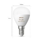 Philips - Hue Colour Luster E14 Smart Bulb - Packshot 3