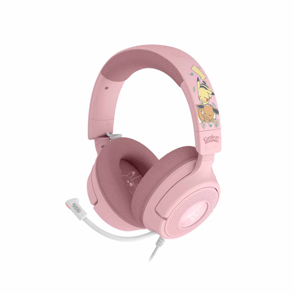 Razer - Kraken V4 X Eevee/Pikachu Pokemon Edition Wired Gaming Headset - Packshot 2