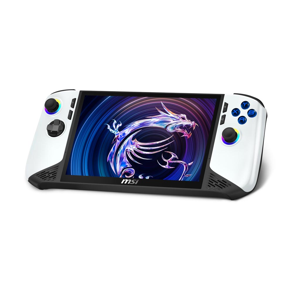 MSI - Claw 8 AI+ Handheld PC - Polar Tempest Edition - Packshot 2