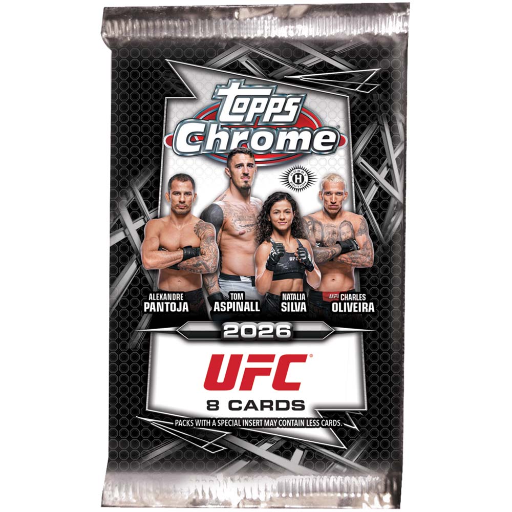 ufc booster box 2025 Topps Stadium Club Blaster Chrome technology 2025 Topps Chrome UFC Sealed