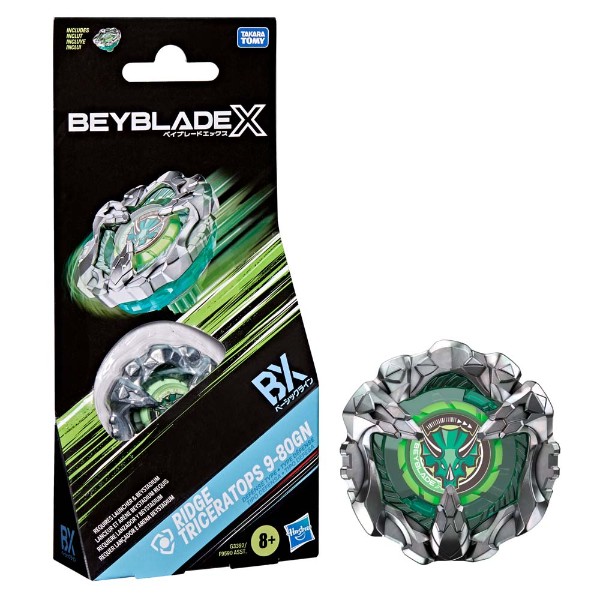 Beyblade X Ridge Triceratops 9-80GN Booster Pack - Packshot 1