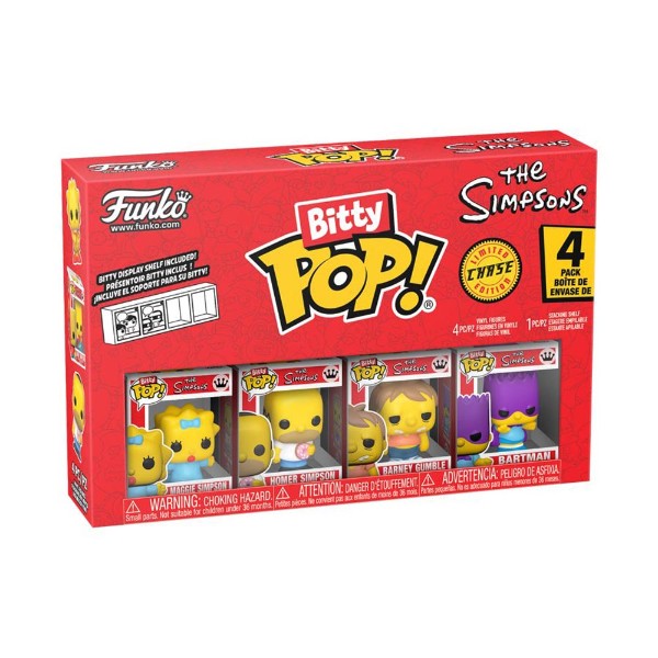 The Simpsons - Homer Bitty Pop! Vinyl 4-Pack - Packshot 2