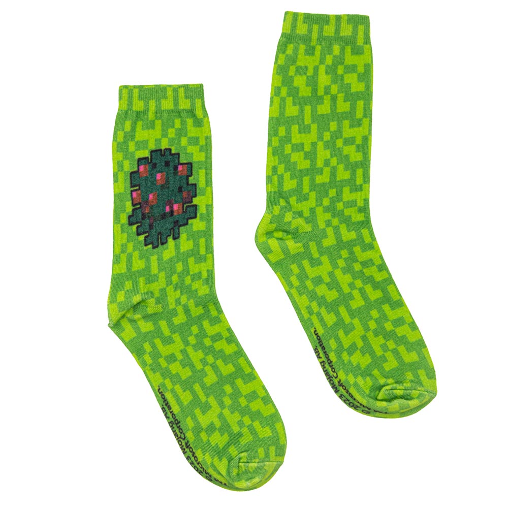 Minecraft - Fox In A Bush Kids Crew Socks - Packshot 2