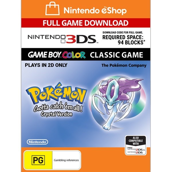 pokemon crystal 3ds download