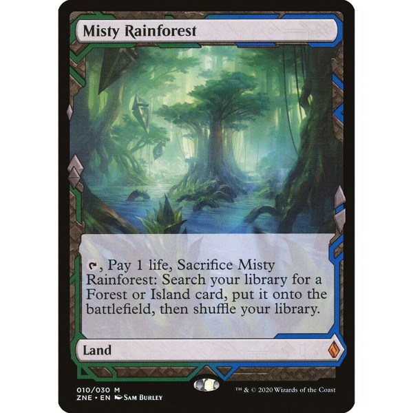 Magic: The Gathering - TCG - Zendikar Rising Expeditions - Misty Rainforest 10 - Packshot 1