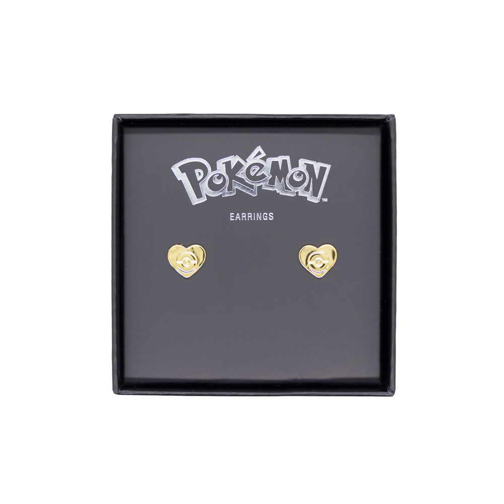 Pokemon - Pokeball Heart Earrings - Packshot 2