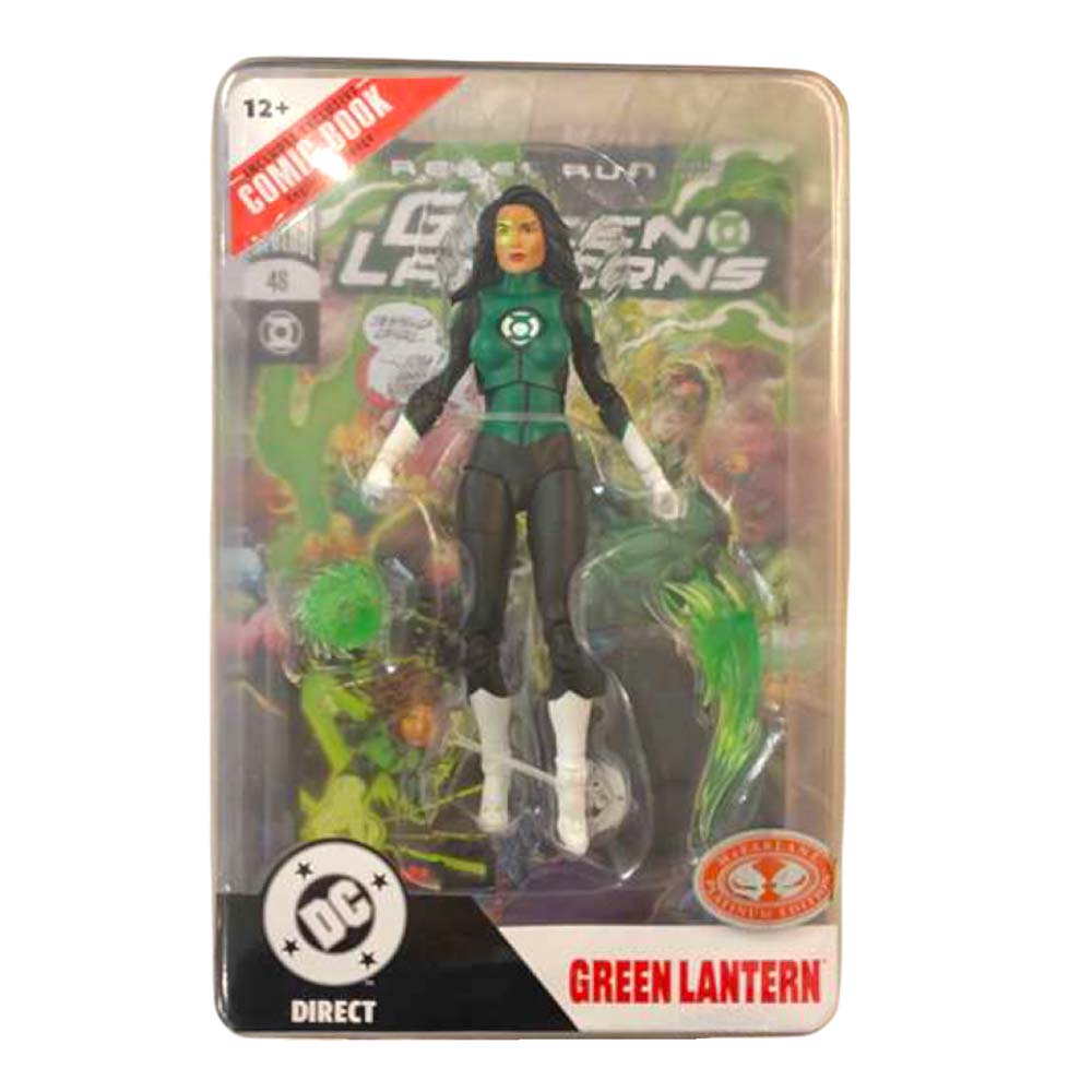 DC Comics - DC Mutiverse Green Lantern Jesscia Cruz (Green Lanterns #48) 7" Action Figure with Comic - Packshot 3