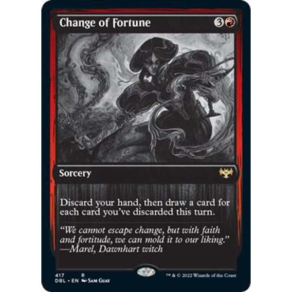 Magic: The Gathering - TCG - Innistrad: Double Feature - Change of Fortune 417 Foil - Packshot 1