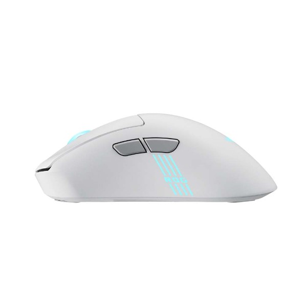 ASUS ROG - Keris II Origin eSports Ergo Wireless Gaming Mouse - White - Packshot 3