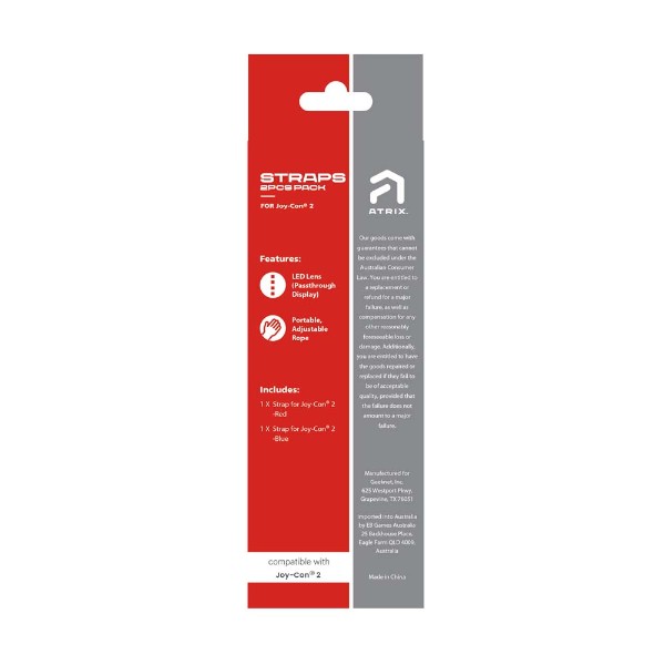 Atrix - Joy-Con 2 Straps 2-Pack - Packshot 3
