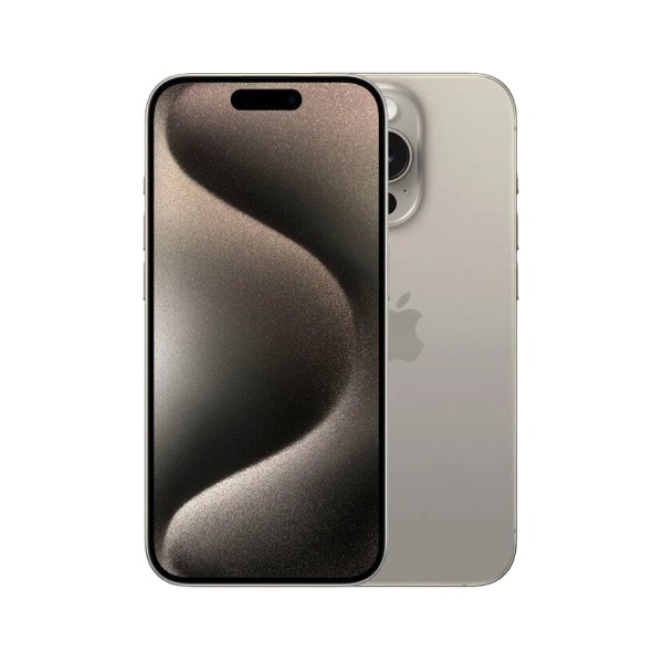 Apple iPhone 15 Pro (128GB, Natural Titanium) - Good Refurbished - Packshot 1