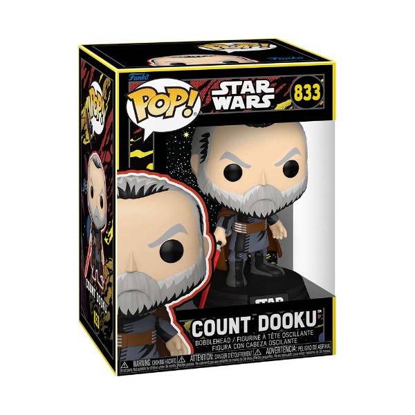 Star Wars - Count Dooku (Retro) Pop! Vinyl Figure - Packshot 2