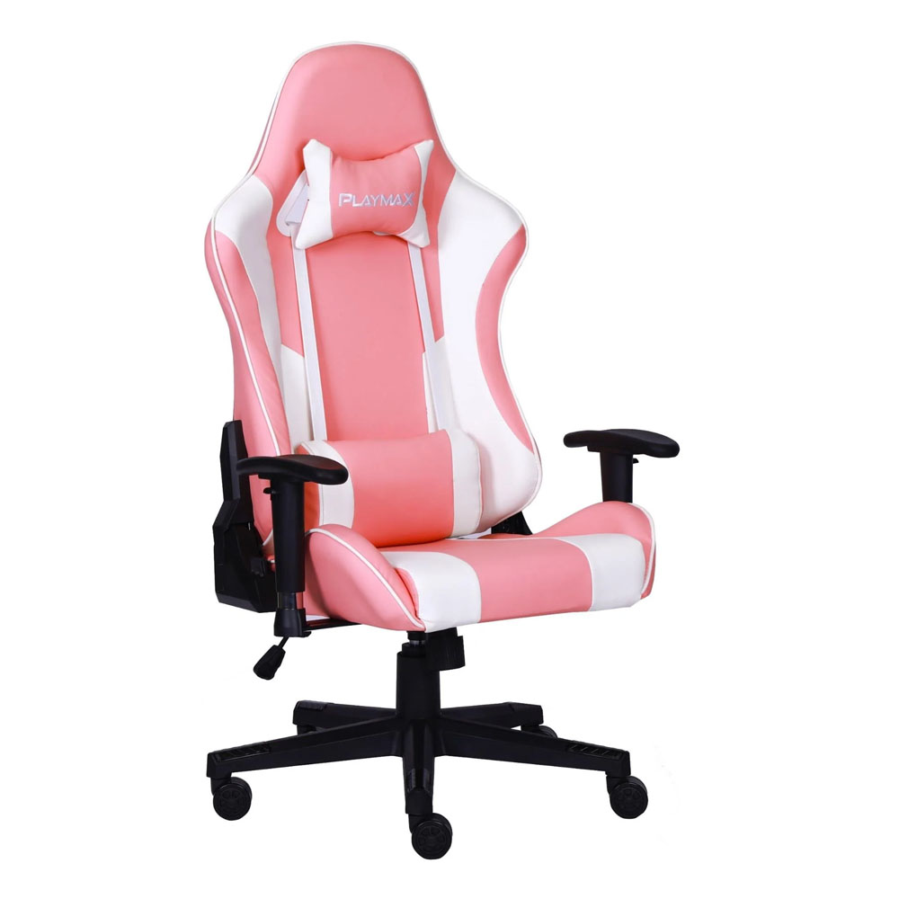 Playmax - Elite Gaming Chair - Pink and White - Packshot 1